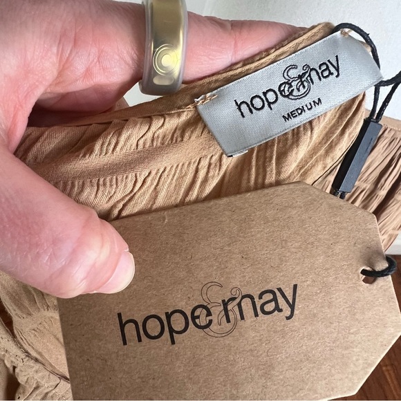 NWT Hope & May 2 Piece Gauzy Cotton Seeta Mini Skirt and Top Set Size M - Picture 8 of 11